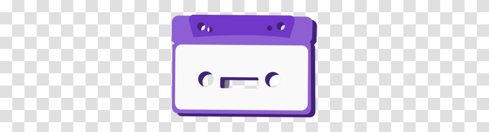 Cassette Tape Clip Art, Purple, Electronics Transparent Png
