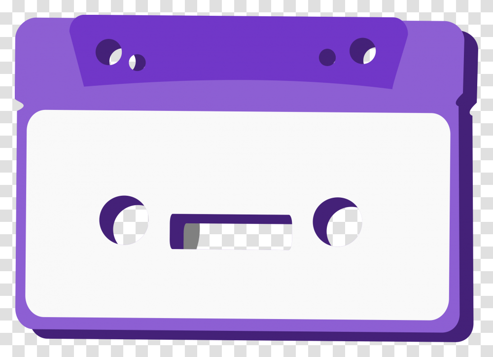 Cassette Tape Clipart Maxell Ur Cassette Icon, Electronics, Purple Transparent Png