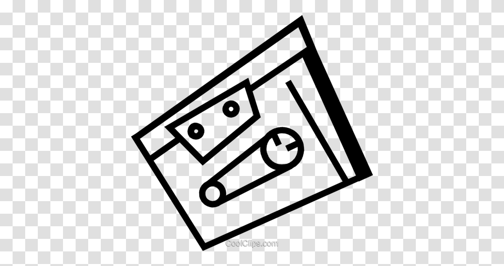 Cassette Tapes Royalty Free Vector Clip Art Illustration, Road Sign, Word Transparent Png