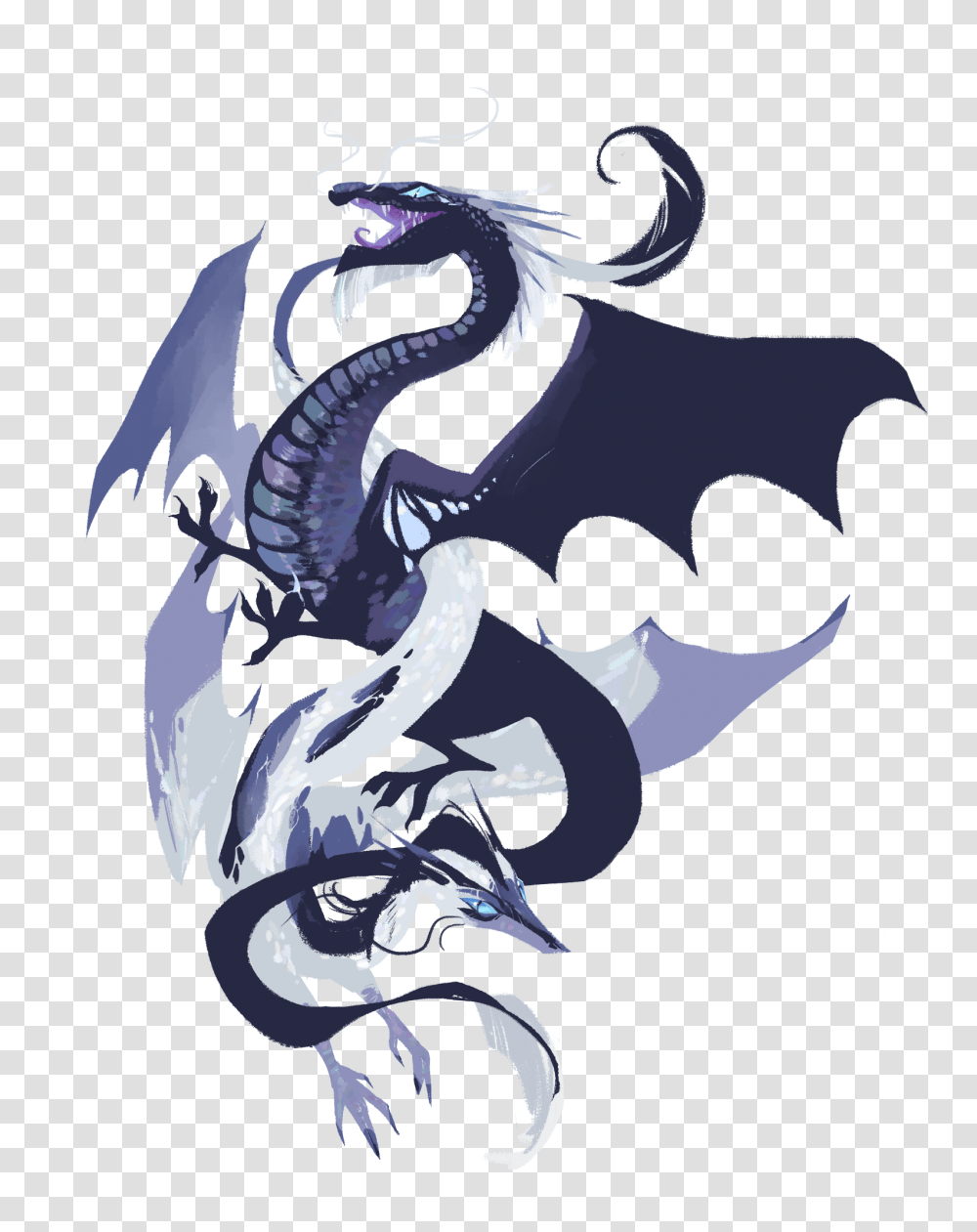 Cassketch Wings Of Fire Nightwing, Dragon, Bird, Animal Transparent Png