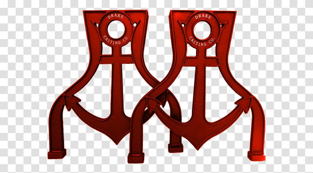 Cast Iron Anchor Table Legs, Emblem, Hook Transparent Png