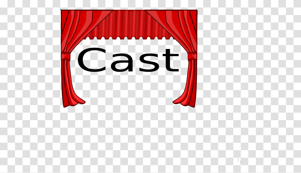 Cast List Title Clip Art, Stage, Curtain, Interior Design Transparent Png