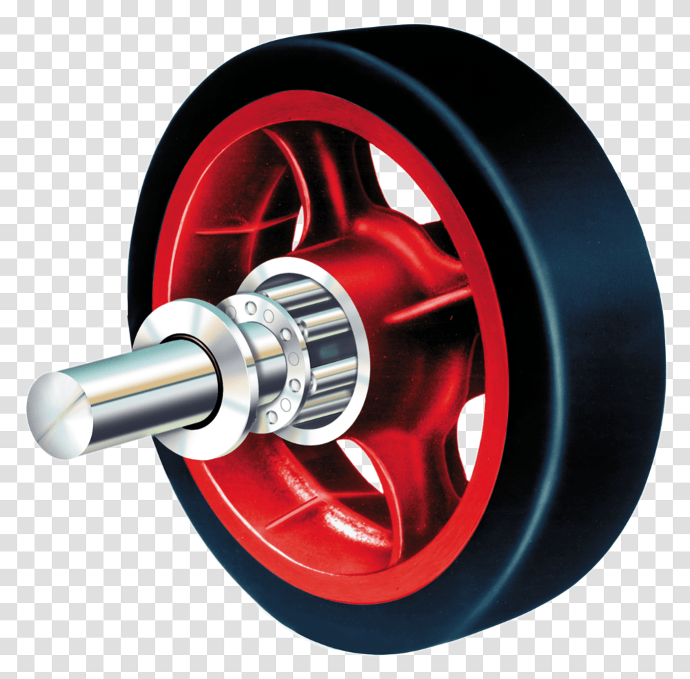 Caster Brgsl Cylinder, Machine, Wheel, Tire, Car Wheel Transparent Png