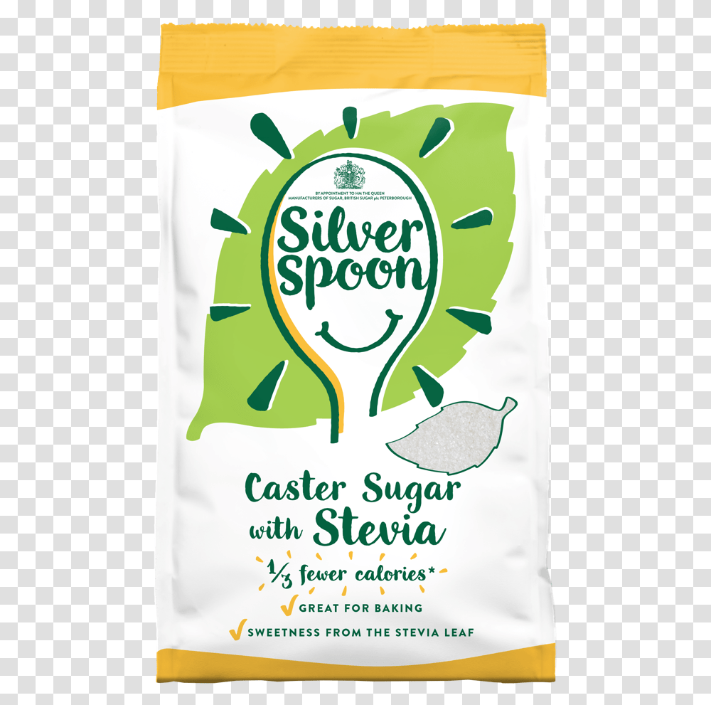 Caster Sugar With Stevia Silver Spoon Sugar, Poster, Advertisement, Label Transparent Png