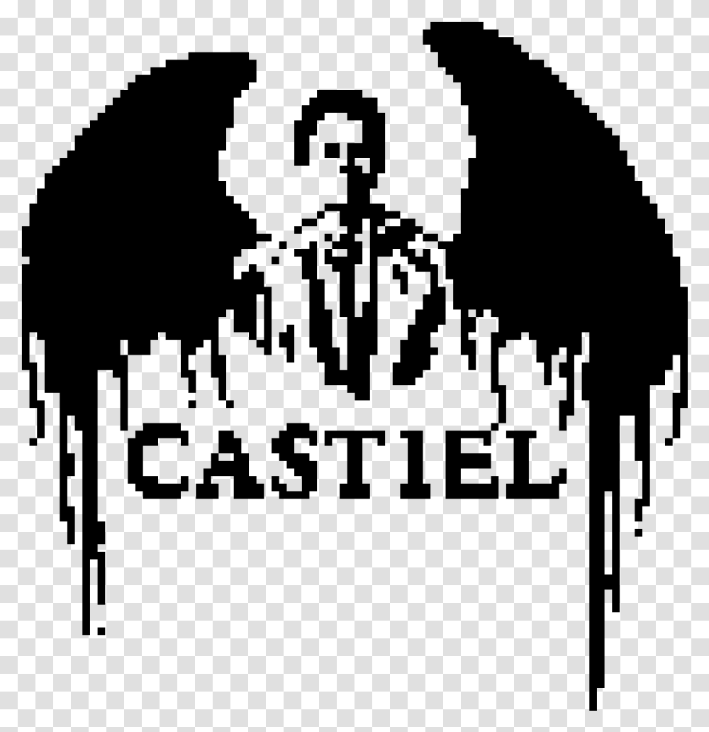 Castiel Cross Stitch Pattern Castiel, Gray, World Of Warcraft Transparent Png