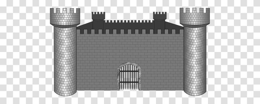 Castle Architecture, Prison, Building, Gate Transparent Png