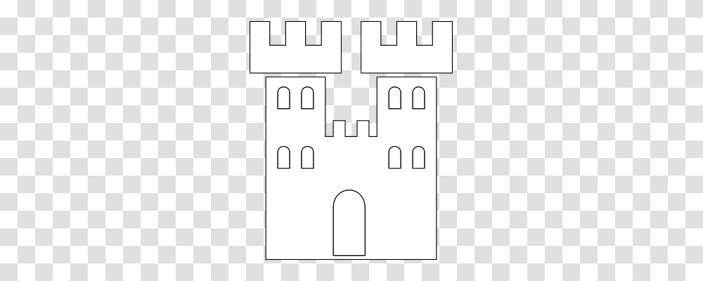 Castle Architecture, Building, Stencil, Adapter Transparent Png