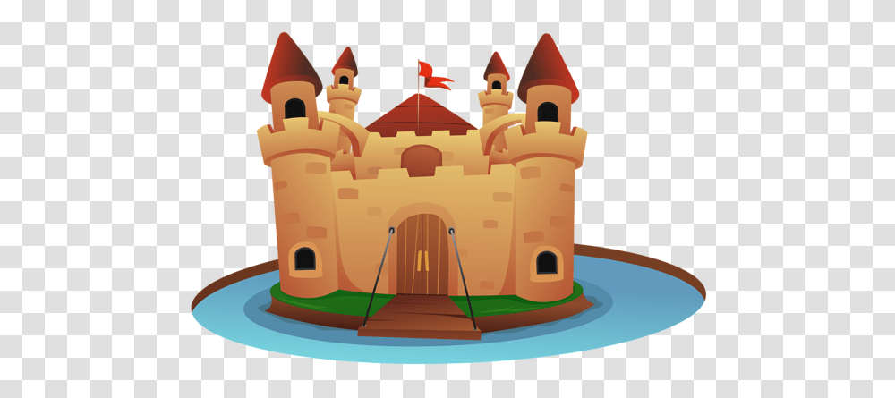Castle Cartoon Clip Art, Architecture, Building, Birthday Cake, Fort Transparent Png