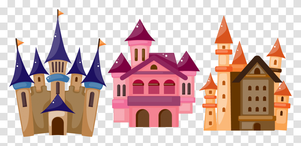 Castle Cartoon Pictures Dessin Conte De Fe, Building, Neighborhood, Urban, Spire Transparent Png