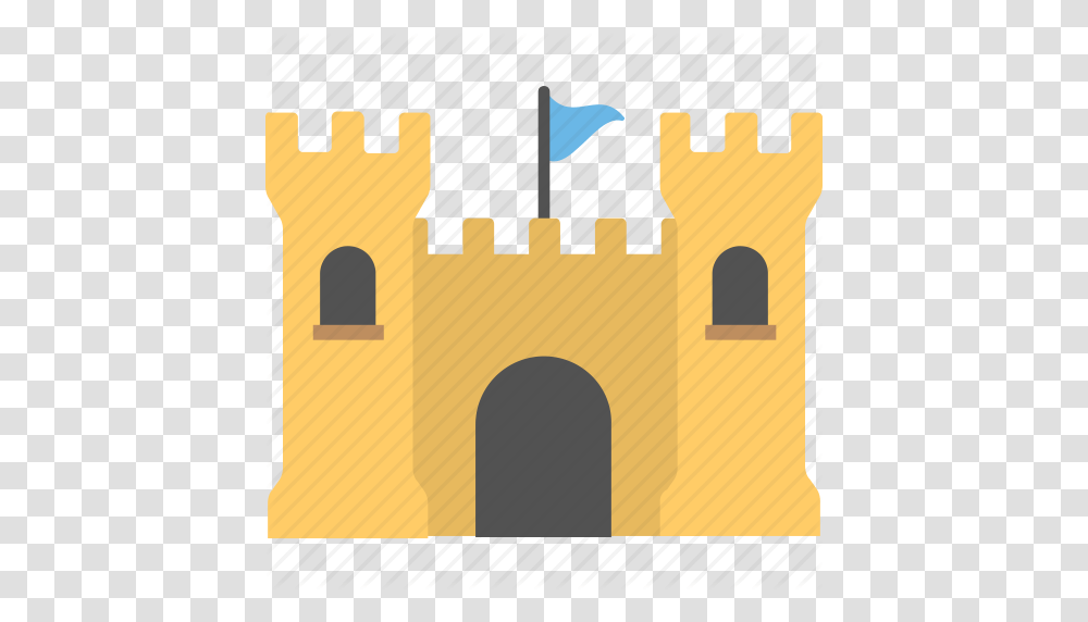 Castle Citadel Fort Fortress Military Building Icon, Architecture, Urban, Fence, City Transparent Png