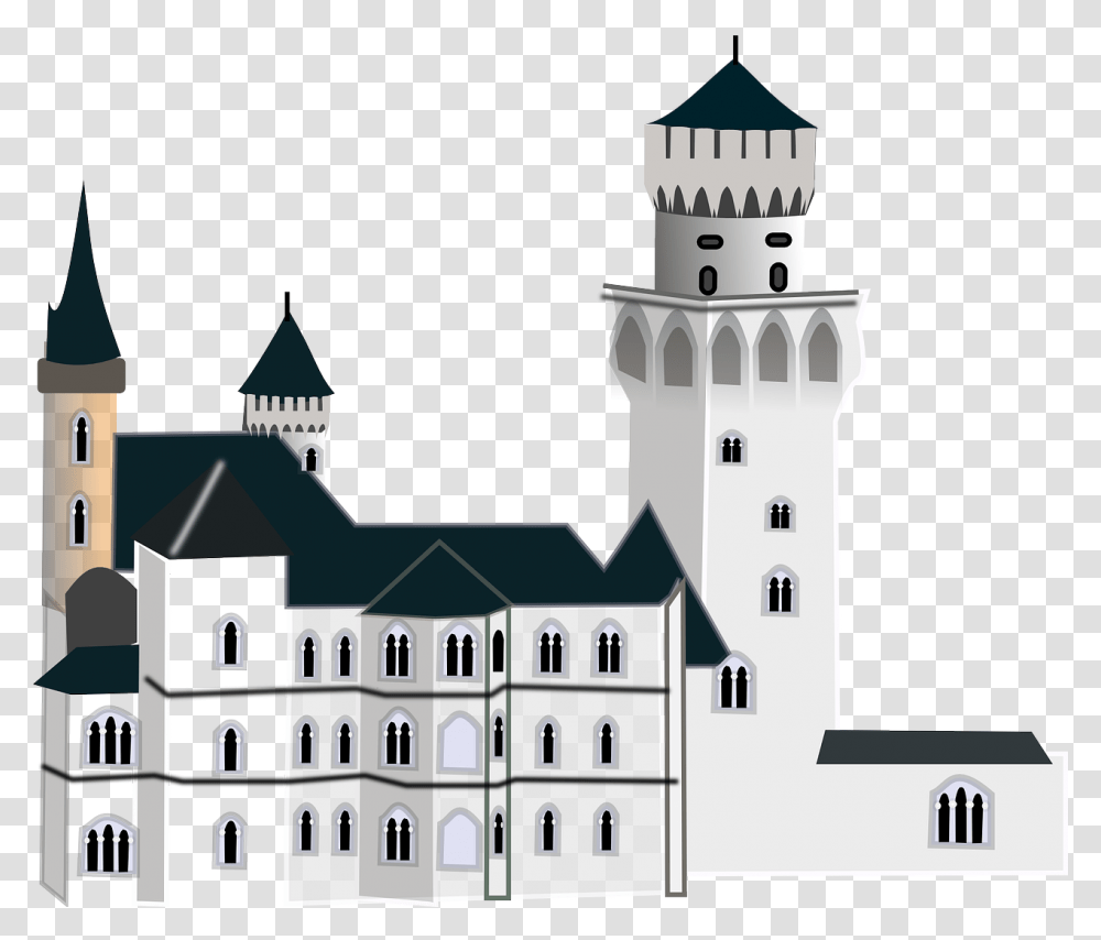 Castle Clip Art, Architecture, Building, Dome, Tower Transparent Png