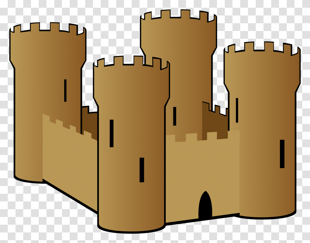 Castle Clipart, Architecture, Building, Fort, Cylinder Transparent Png