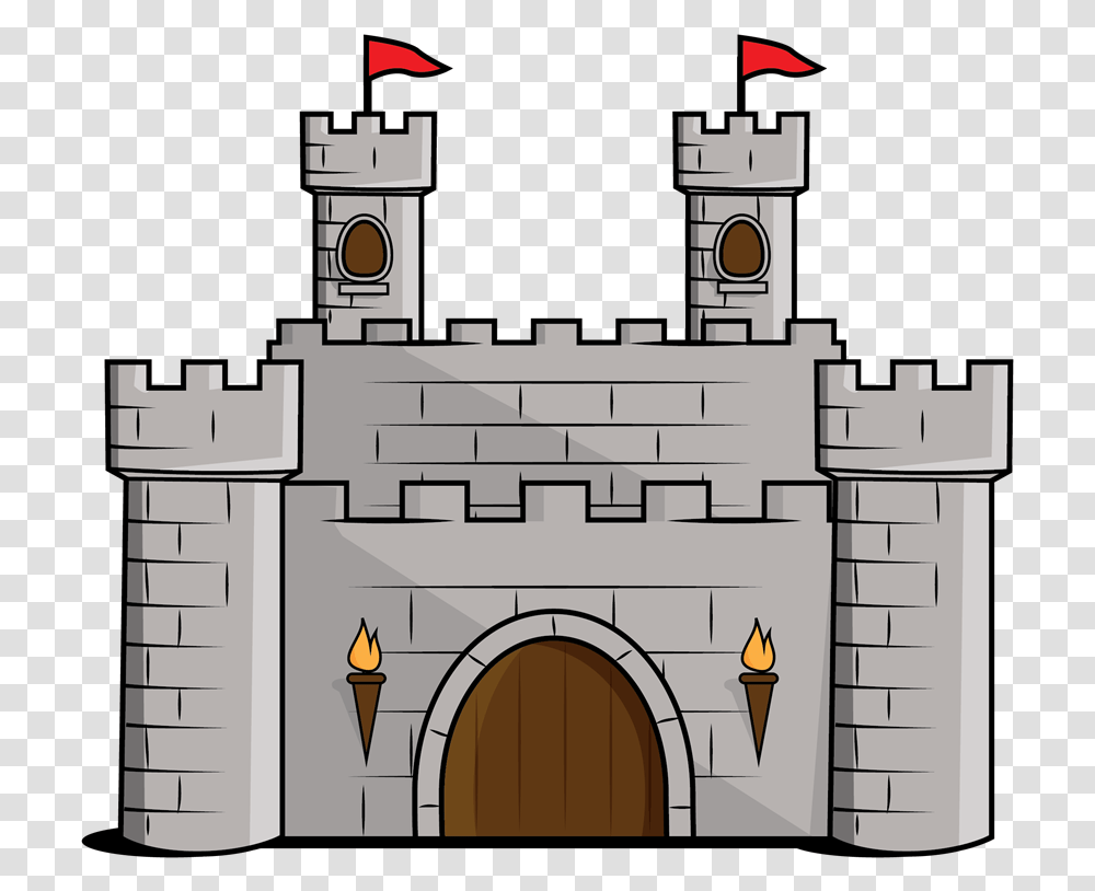 Castle Clipart Doorway Castles Clipart, Architecture, Building, Fort, Pillar Transparent Png