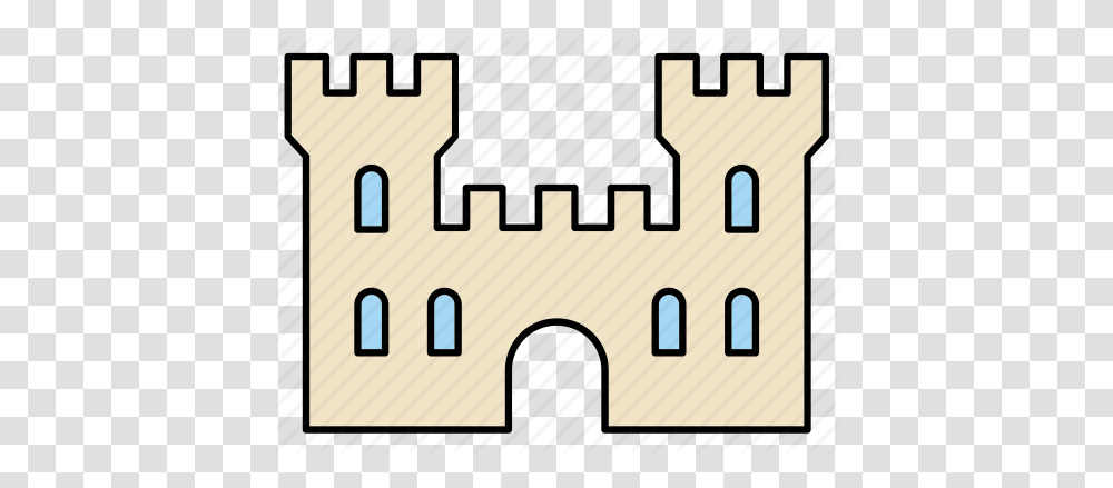 Castle Construction Fortress Medieval Middle Ages Tower Wall, Building, Plywood Transparent Png