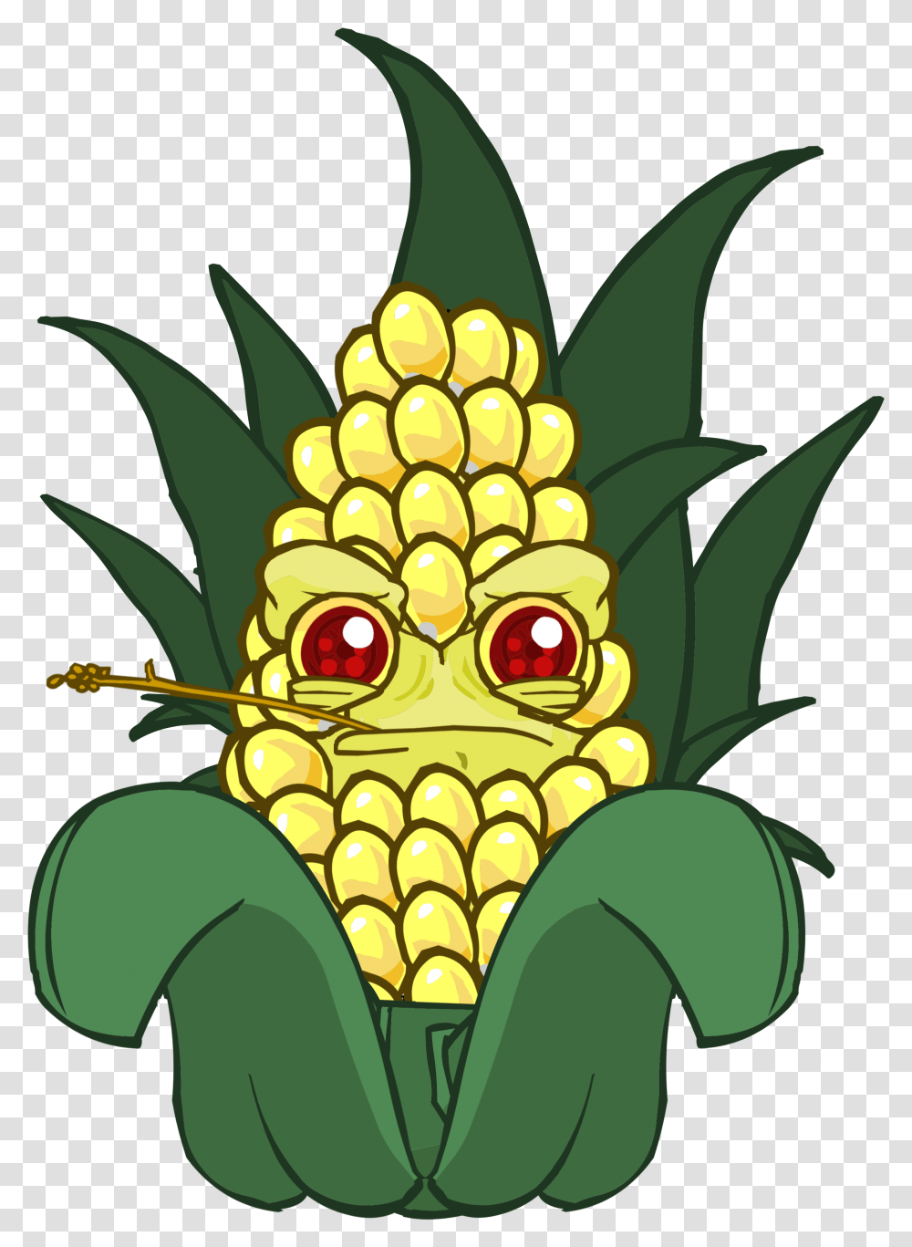 Castle Crashers Wiki Castle Crashers Corn Monster, Plant, Vegetable, Food, Painting Transparent Png