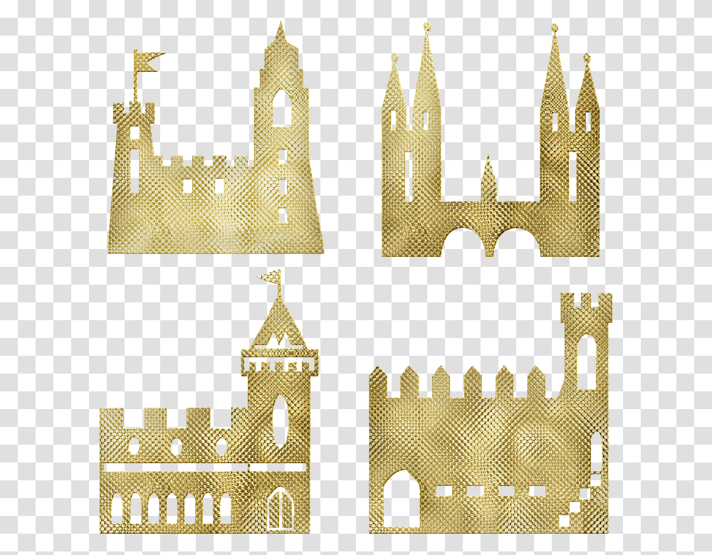 Castle Gold, Architecture, Building, Poster, Fort Transparent Png