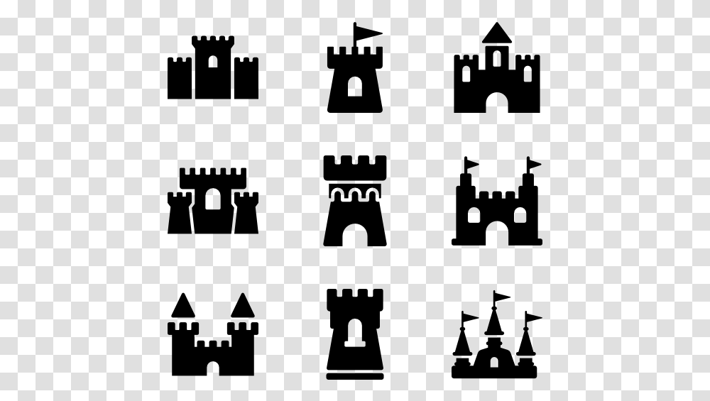 Castle Icon Vector, Gray, World Of Warcraft Transparent Png