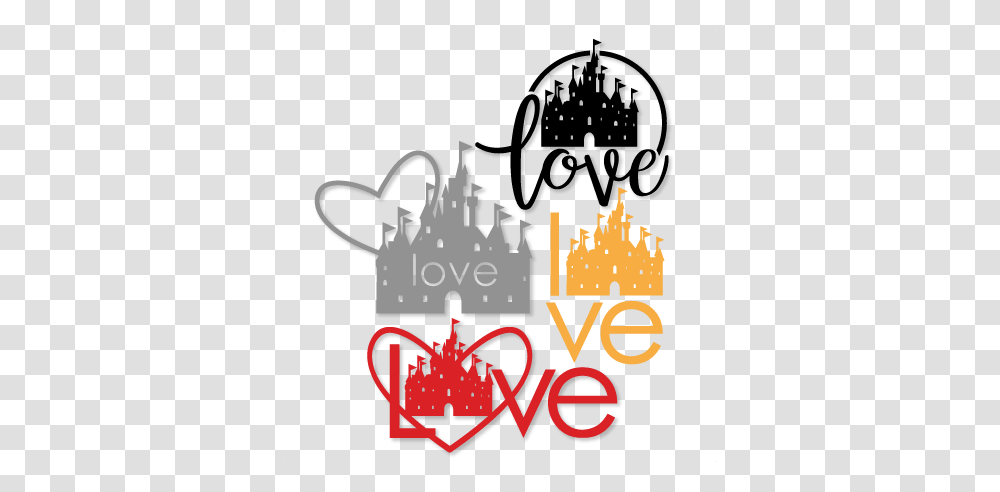 Castle Love Set Cuts Scrapbook Cute Clipart, Dynamite, Weapon, Advertisement, Poster Transparent Png