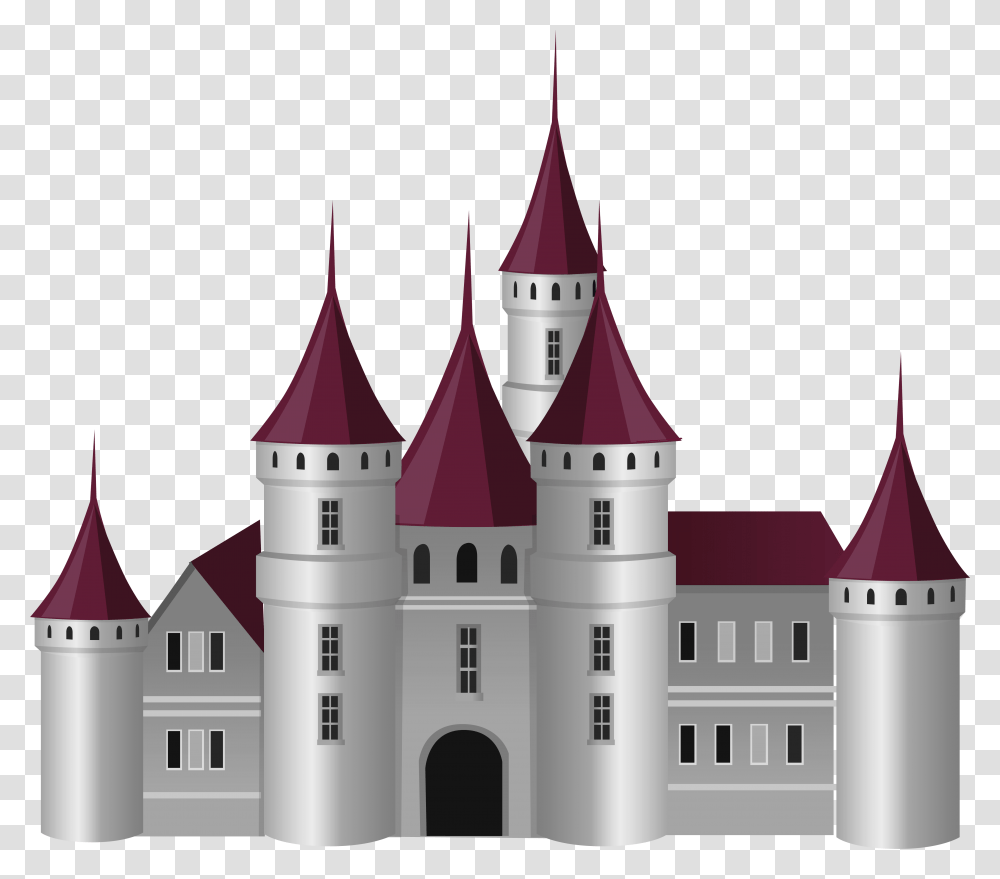 Castle Picture Castle Clipart Background, Architecture, Building, Spire, Tower Transparent Png