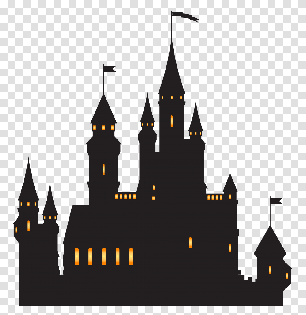 Castle Silhouette Clip, Electronics, Screen, Number Transparent Png