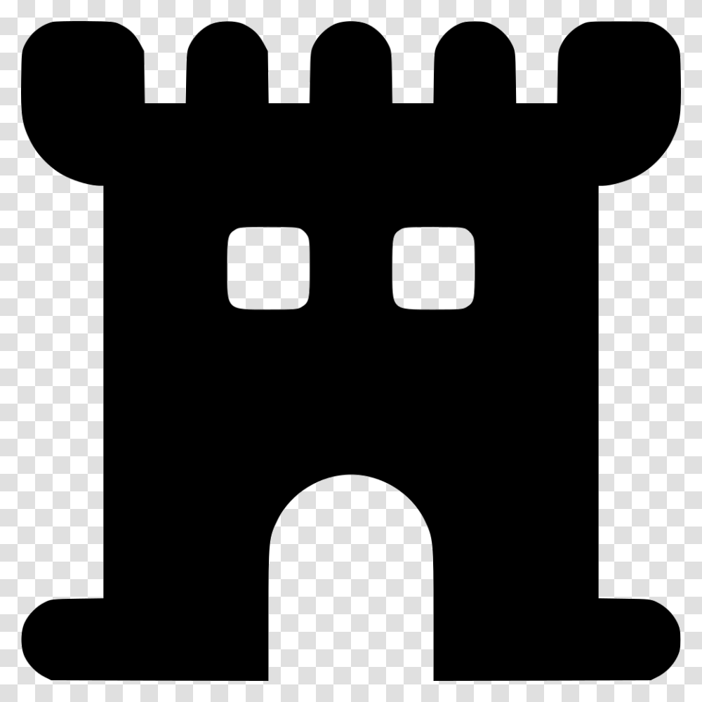 Castle Tower Building Safety Security, Stencil, Architecture, Hand Transparent Png