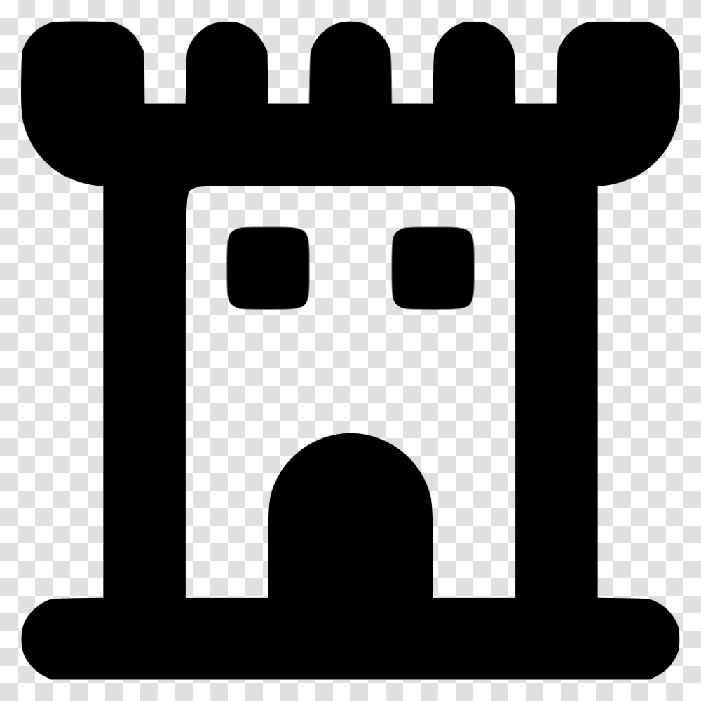 Castle Tower Building Safety Security, Stencil, Mailbox, Letterbox, Hook Transparent Png
