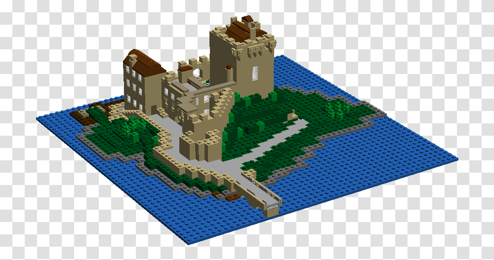 Castle Tower Eilean Donan Castle Lego, Toy, Minecraft, Building, Architecture Transparent Png