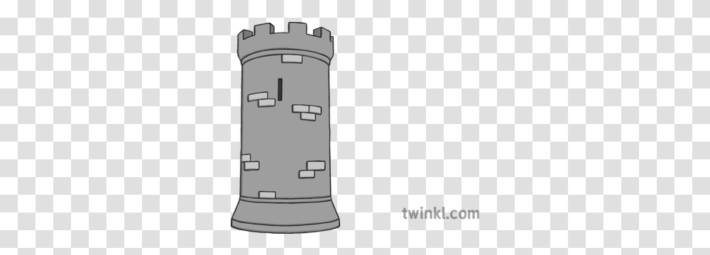 Castle Tower Illustration Mindfulness Colouring Star Fish, Cylinder, Barrel, Architecture, Building Transparent Png