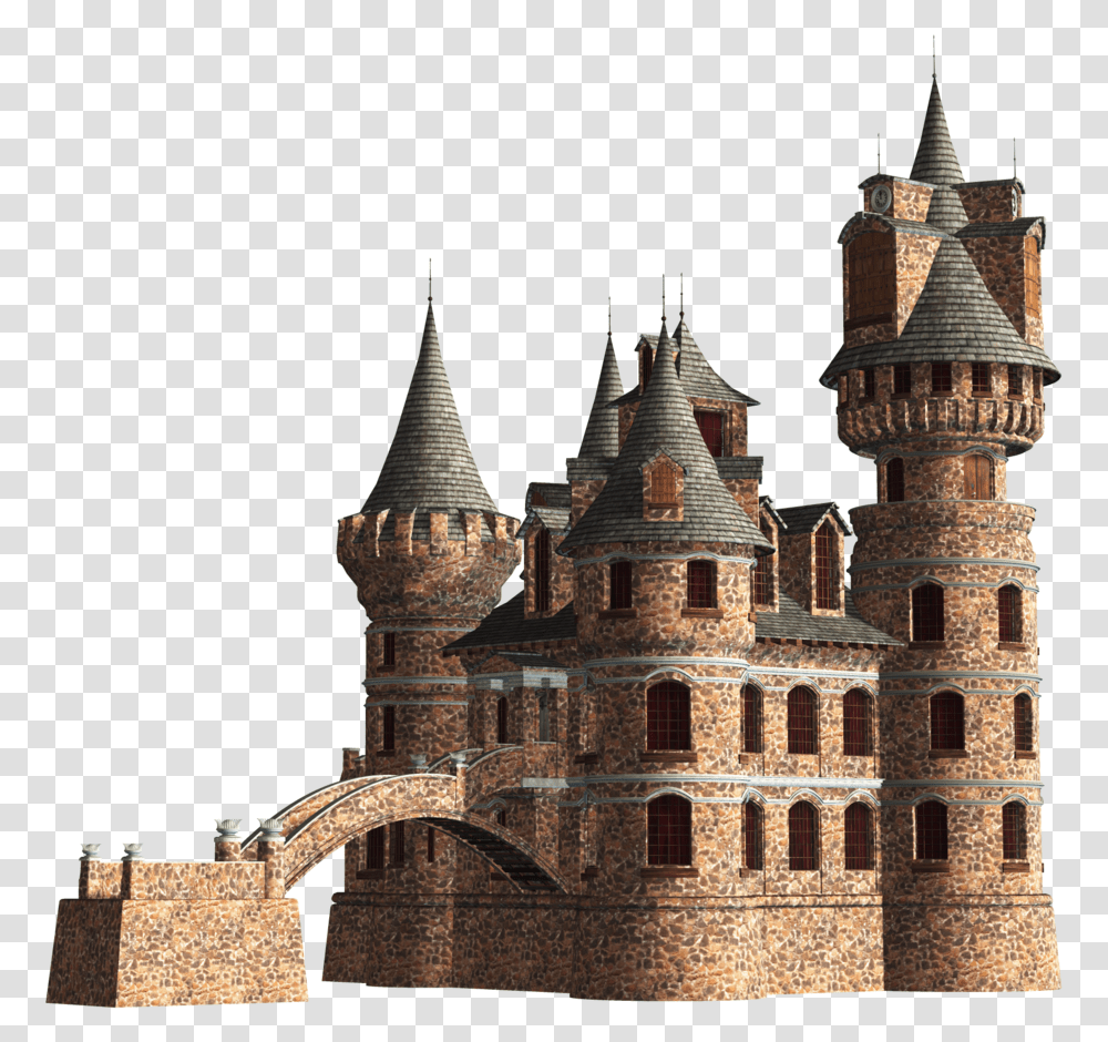 Castle With Background, Spire, Tower, Architecture, Building Transparent Png