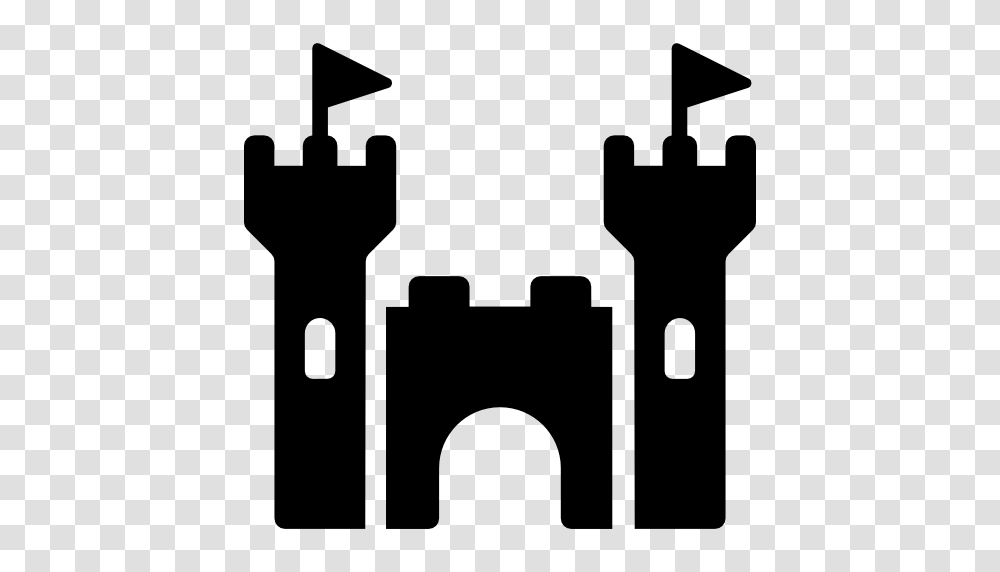 Castles Icon, Stencil, Cross, Silhouette Transparent Png