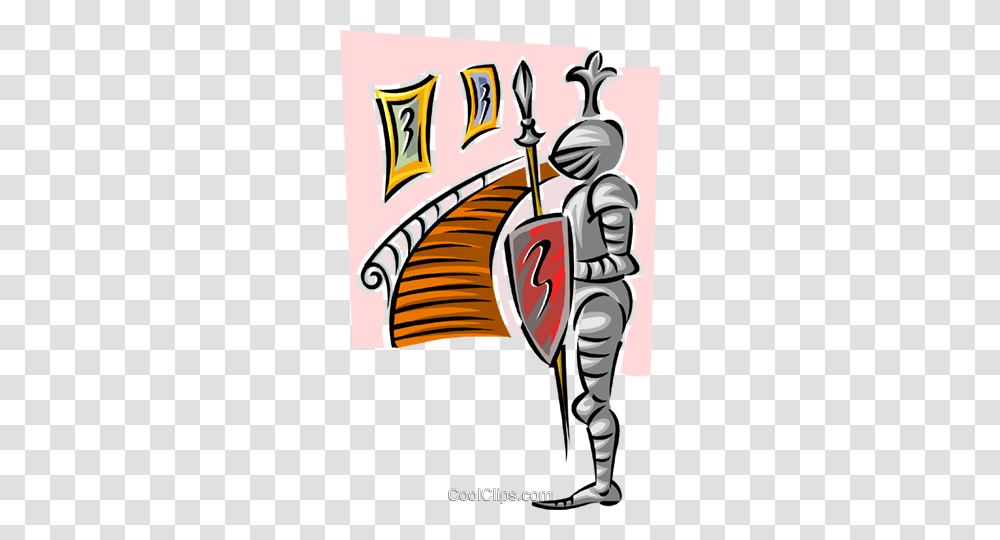 Castlesuit Of Armor Royalty Free Vector Clip Art Illustration, Knight, Shield Transparent Png