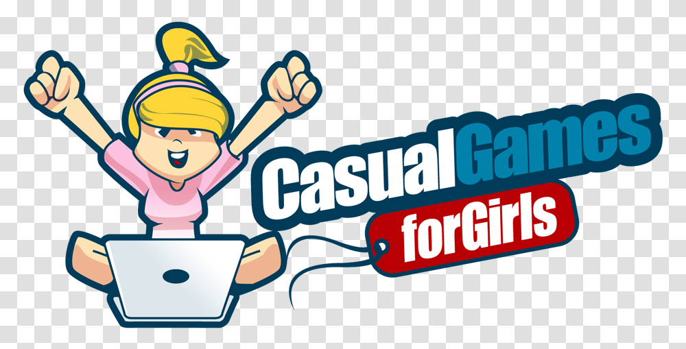 Casual Games Just For Girls Logo Design Feminine Adrenaline, Hand, Text, Crowd, Speech Transparent Png