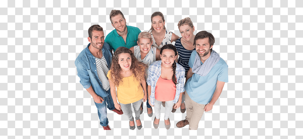 Casual Happy People Standing Thornton Dental Portrait, Person, Human, Family, Female Transparent Png
