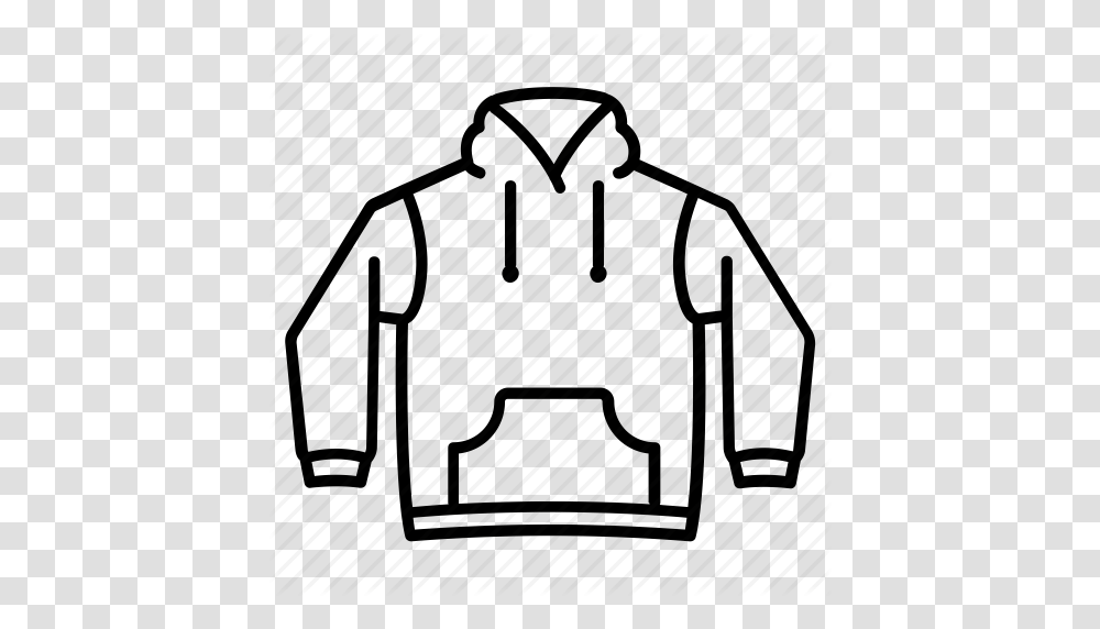 Casual Hoodie Pocket Sport Sweatchirt Wear Icon, Silhouette, Drawing, Shooting Range Transparent Png