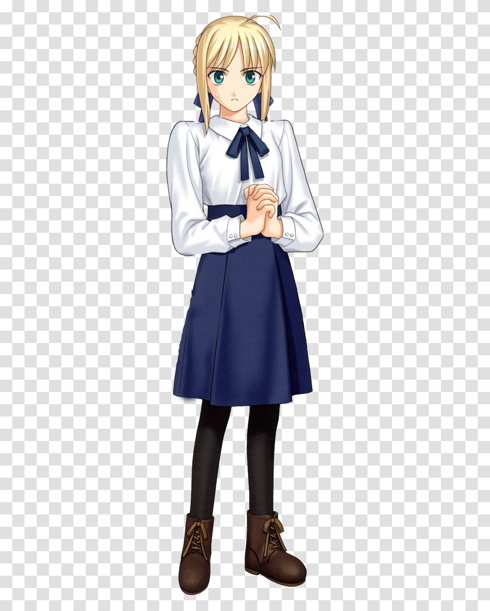 Casual Saber Fate Stay Night, Person, Dress, Sleeve Transparent Png