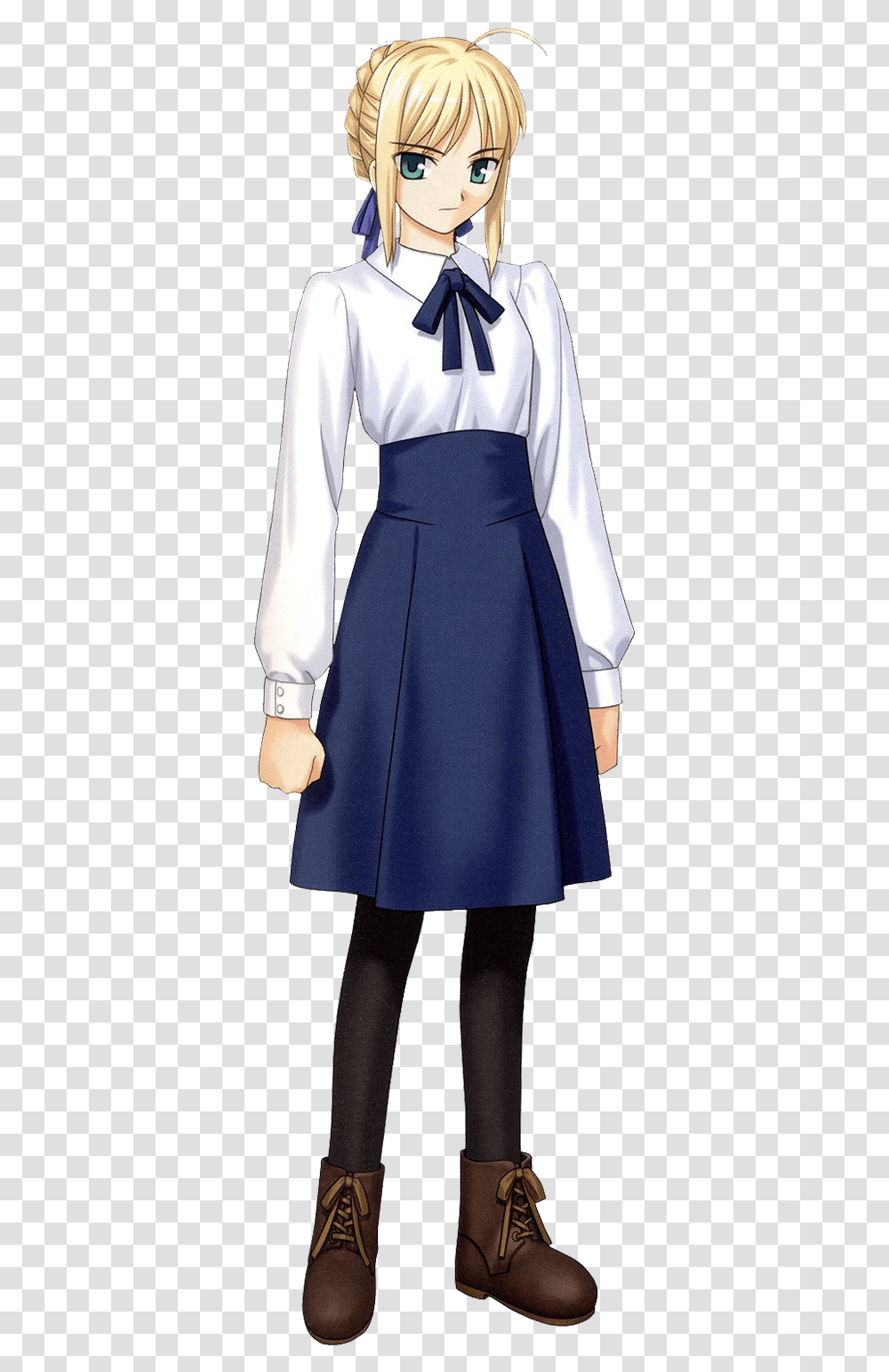 Casual Saber Fate Stay Night, Sleeve, Long Sleeve, Dress Transparent Png