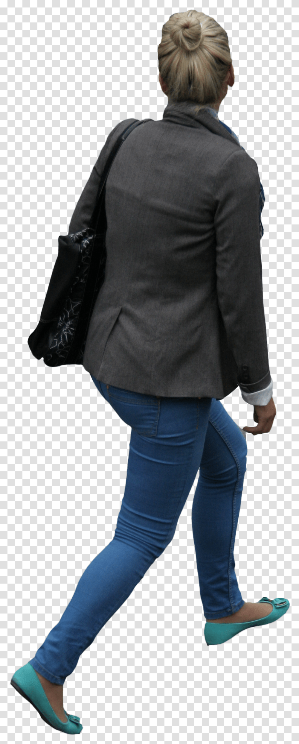 Casual Woman Person From Above, Clothing, Sleeve, Long Sleeve, Overcoat Transparent Png