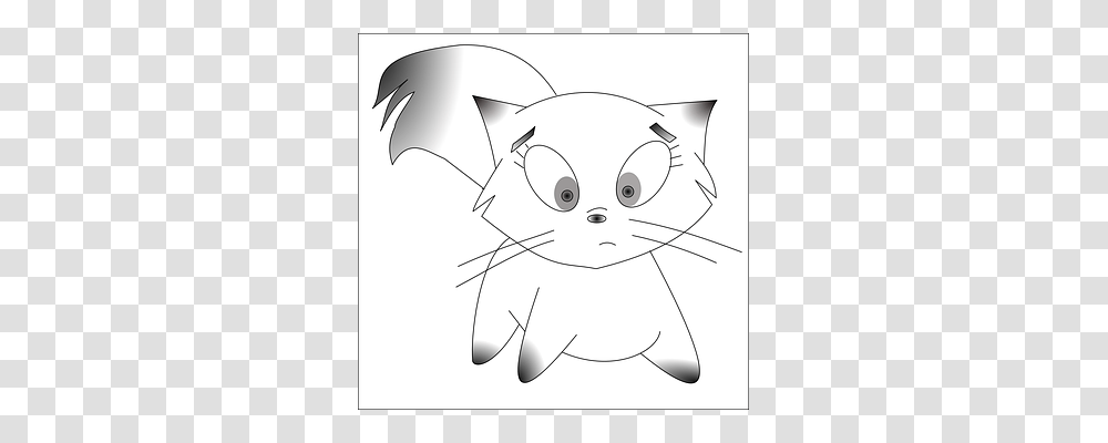 Cat Art, Drawing, Pet Transparent Png