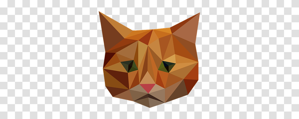Cat Animals, Origami, Paper Transparent Png