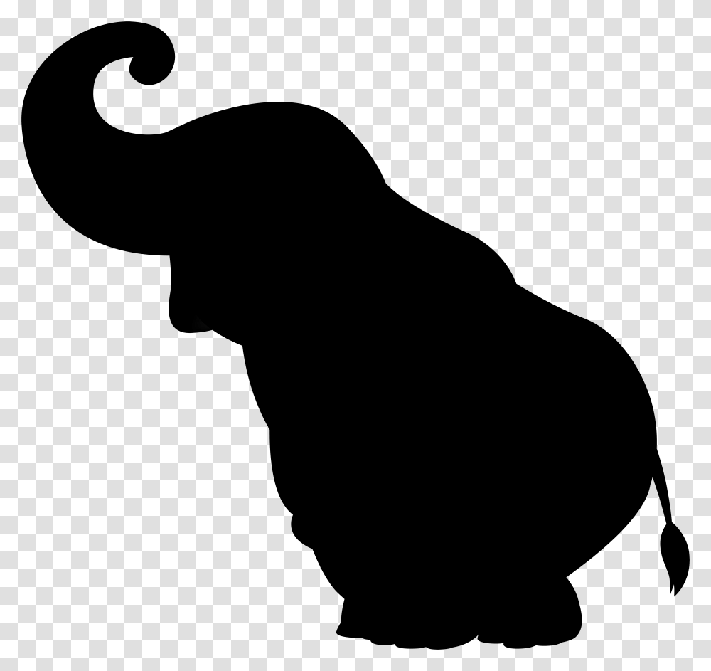 Cat African Elephant Indian Elephant Clip Art Silhouette, Gray, World Of Warcraft Transparent Png