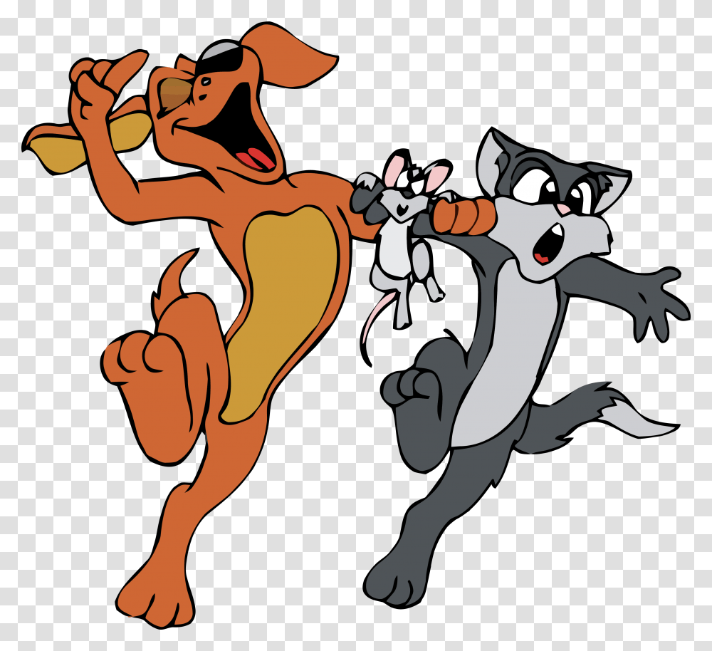 Cat And Dog Animated, Drawing, Photography, Doodle Transparent Png