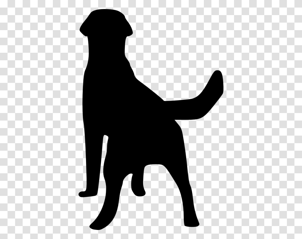 Cat And Dog Sitting Silouette Clipart Back Of Labrador Silhouette, Gray, World Of Warcraft Transparent Png