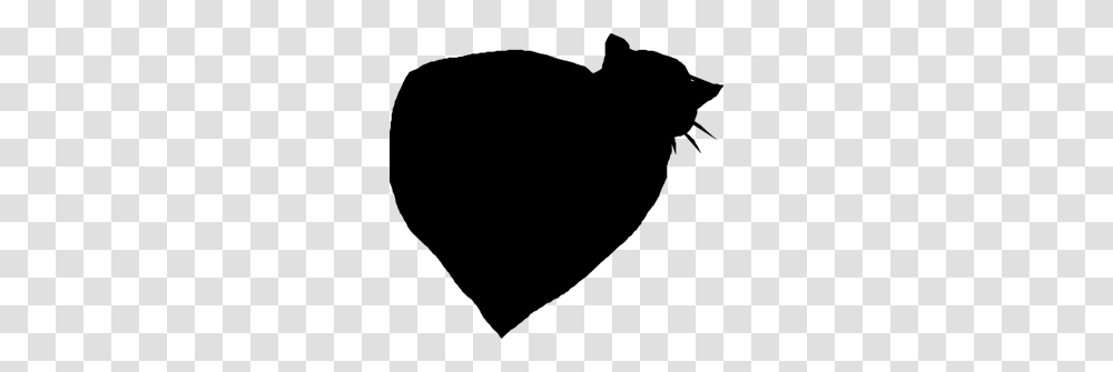 Cat And Heart Clipart For Web, Gray, World Of Warcraft Transparent Png