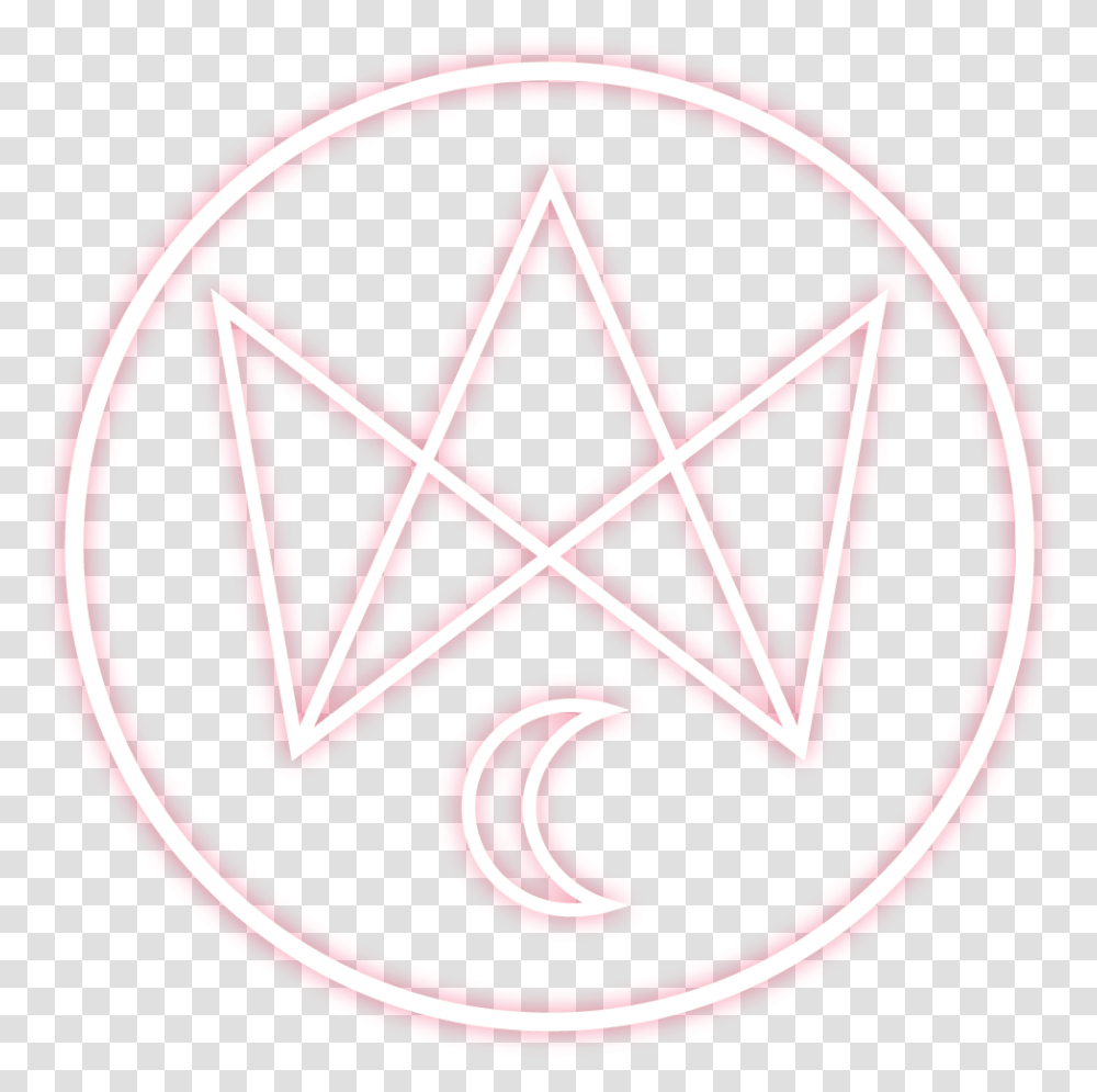 Cat And The Queen Pentagram White, Symbol, Star Symbol Transparent Png