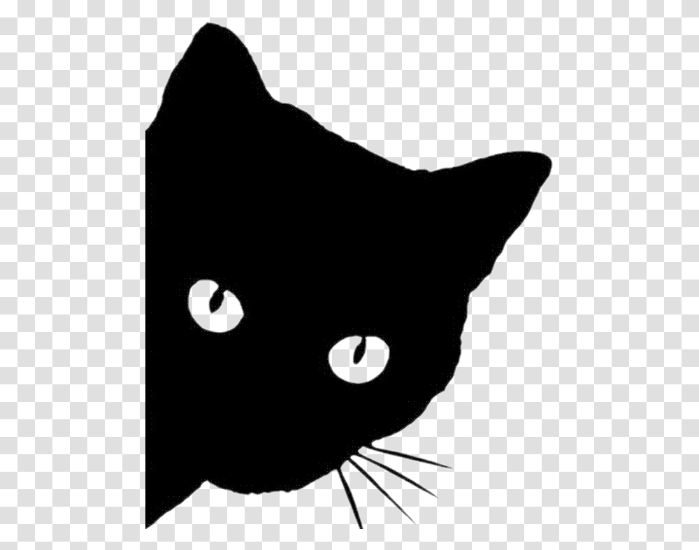 Cat Black Silhouette Catsilhouette, Pet, Animal, Mammal, Black Cat Transparent Png