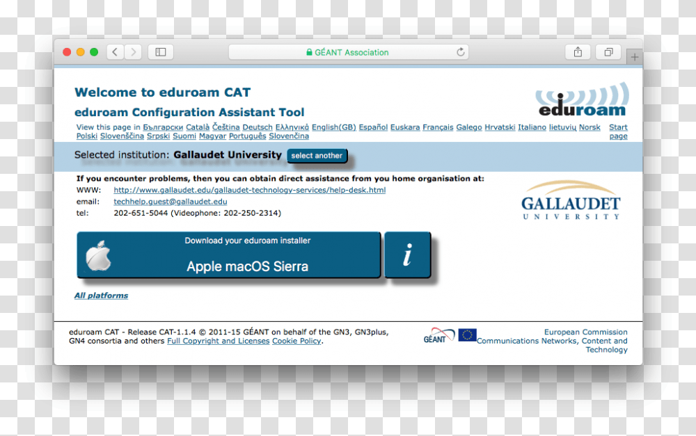 Cat Browser View For Os X Gallaudet University, File, Webpage, Electronics Transparent Png