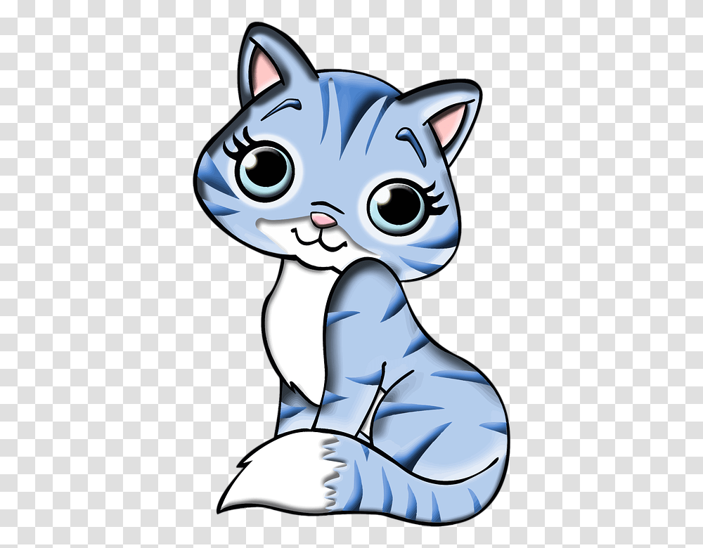 Cat Cartoon Blue, Mammal, Animal, Doctor, Sea Life Transparent Png