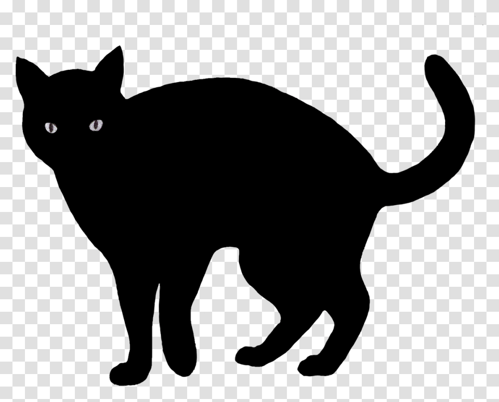 Cat Clip Art Silhouette Black Cat Clipart, Nature, Outdoors, Astronomy, Outer Space Transparent Png