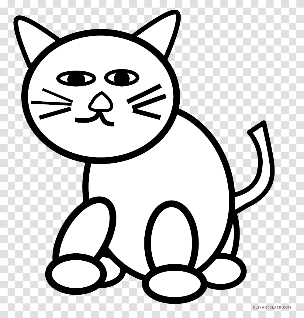 Cat Clip Art, Stencil Transparent Png