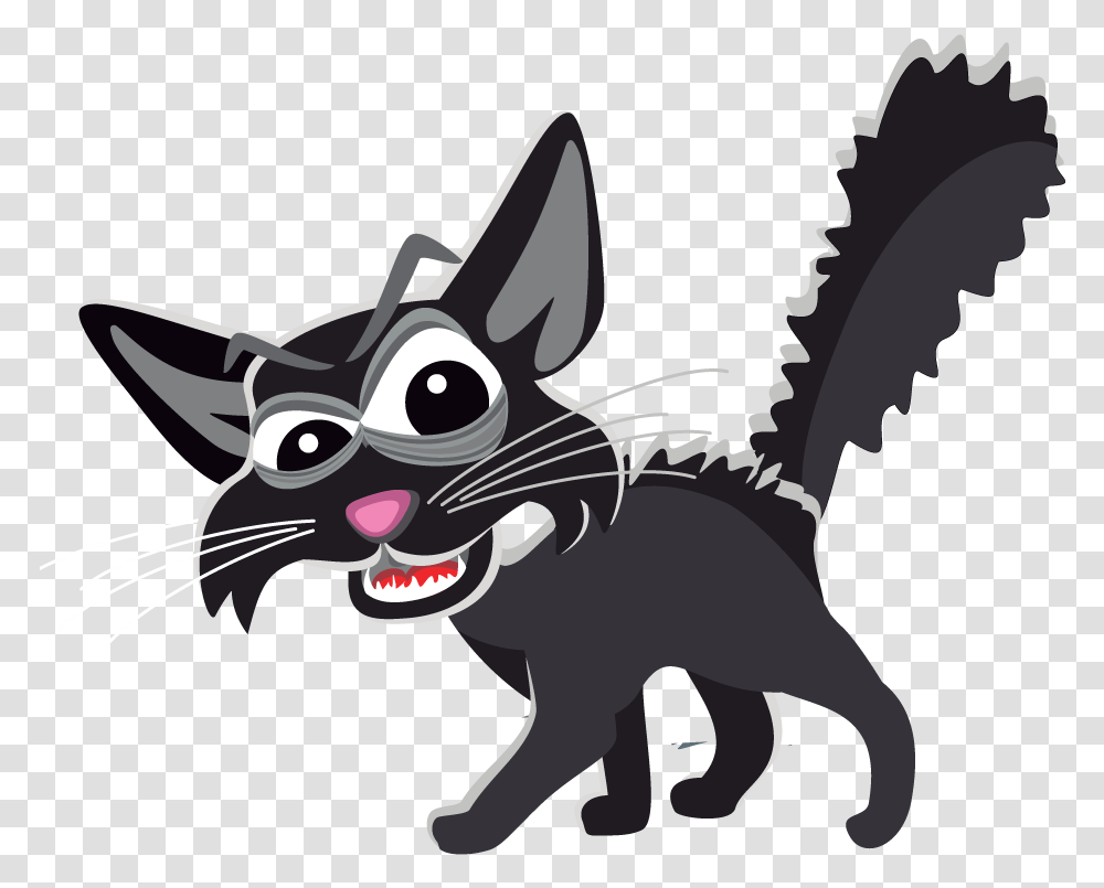 Cat Clipart Clip Art Scary Cat, Animal, Mammal, Pet, Mouth Transparent Png
